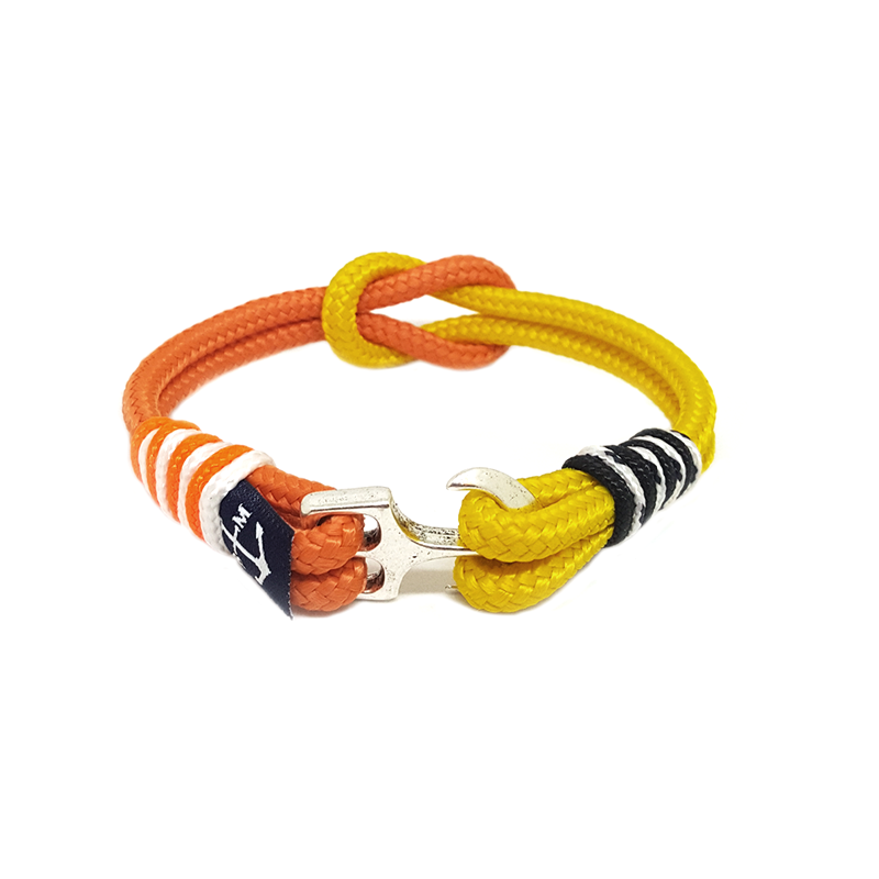 Orange and Yellow Nautical Anklet